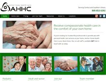 Tablet Screenshot of anchorhomehealthcare.com
